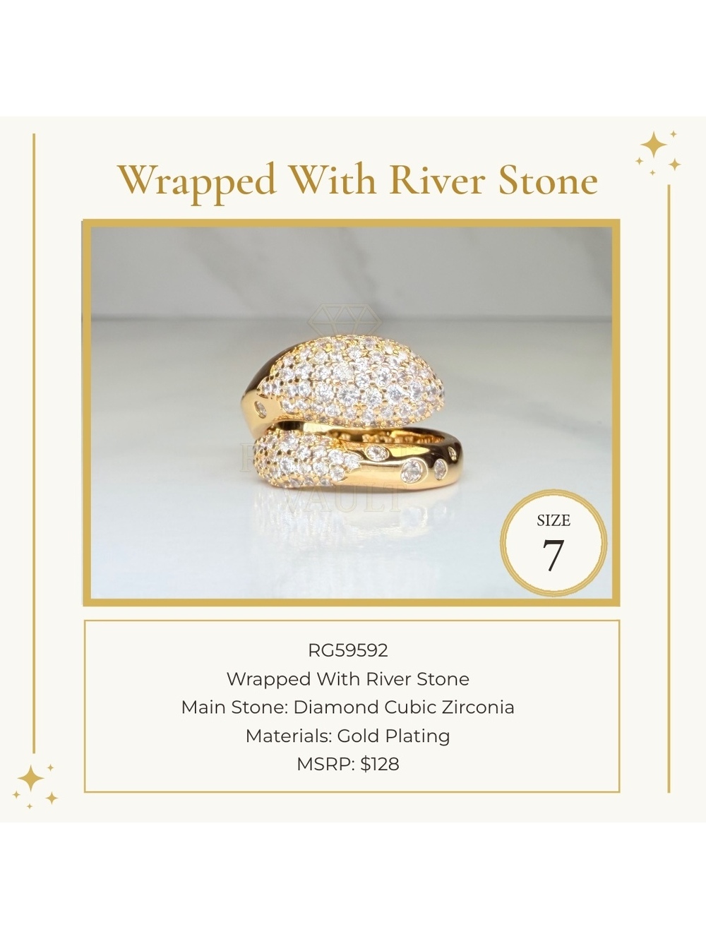 Wrapped With River Stone - Size 7 - OG